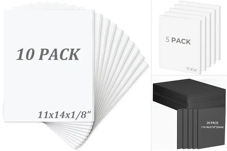 Detailed view of Best 11×14 Foam Boards Pack: Top Picks for Creative Projects