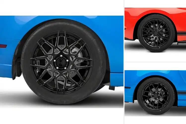 Detailed view of Best 19×10 Gloss Black Wheels