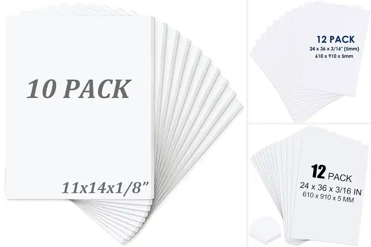 Detailed view of Best Acid Free Foam Boards