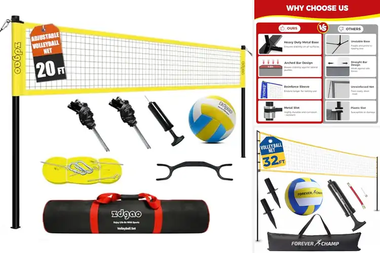 Detailed view of Best Backyard Volleyball Nets