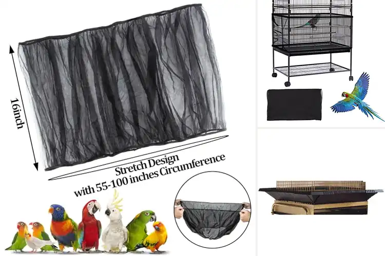 Detailed view of Best Bird Cage Skirts: Top Picks to Keep Your Space Spotless