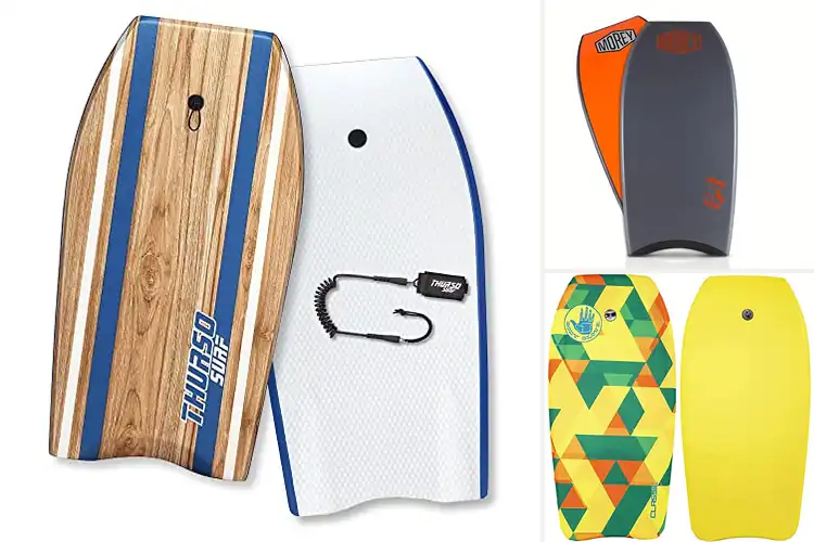 Detailed view of Best Bodyboards with Crescent Tail Design