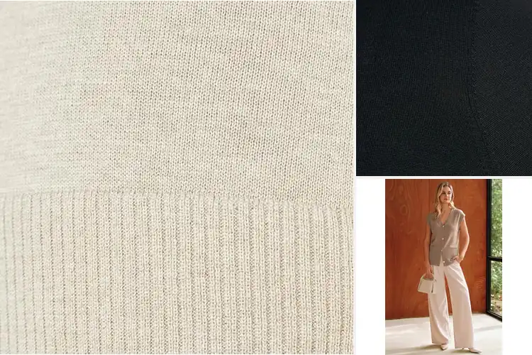 Detailed view of Best Capsule Wardrobe Cardigan