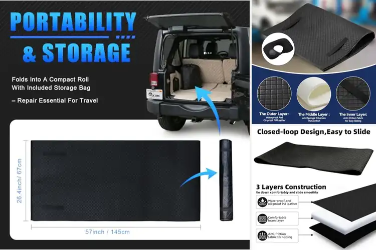 Detailed view of Best Car Repair Mats: Top 10 Picks for Easier, Comfy Fixes