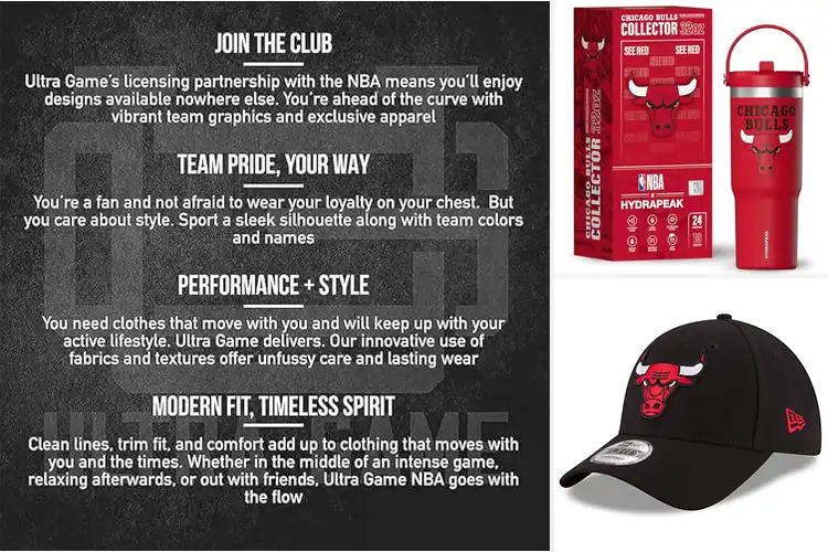 Detailed view of Best Chicago Bulls Gear