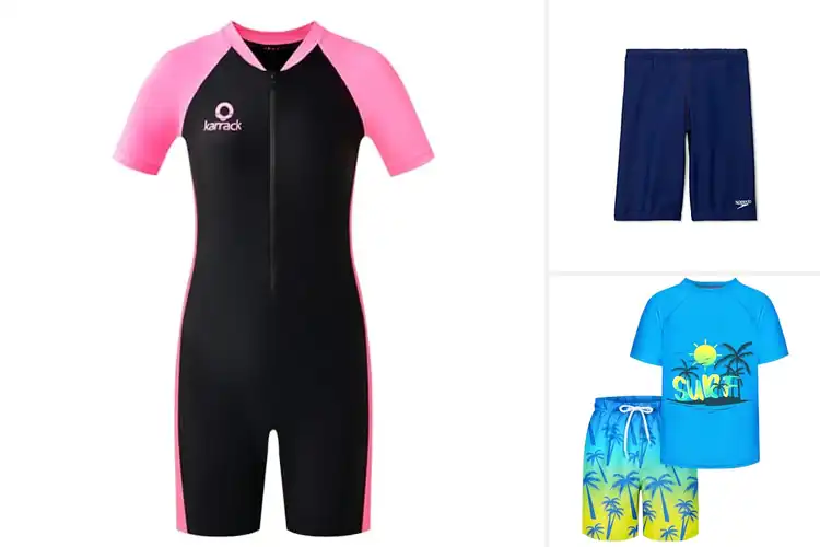 Detailed view of Best Chlorine-Resistant Swimsuits For Boys