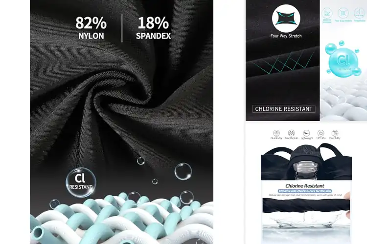 Detailed view of Best Chlorine-Resistant Swimwear