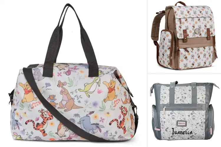 Detailed view of Best Disney Diaper Tote Bags