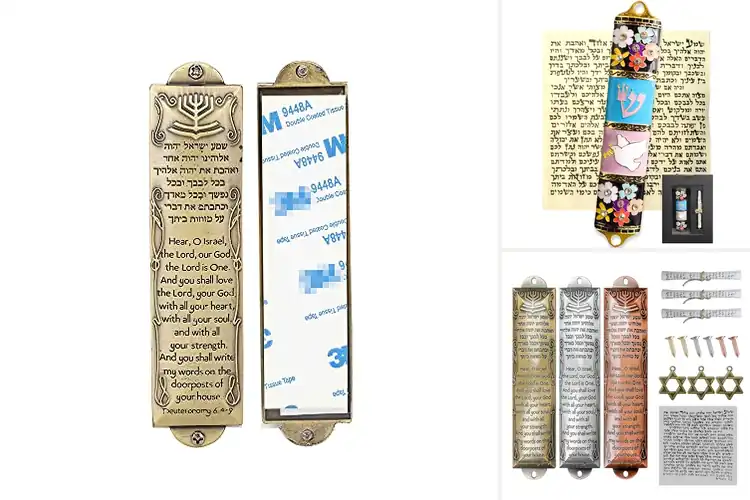 Detailed view of Best Door Frame Mezuzah Installation Kit