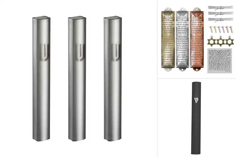 Detailed view of Best Door Mezuzah Cases