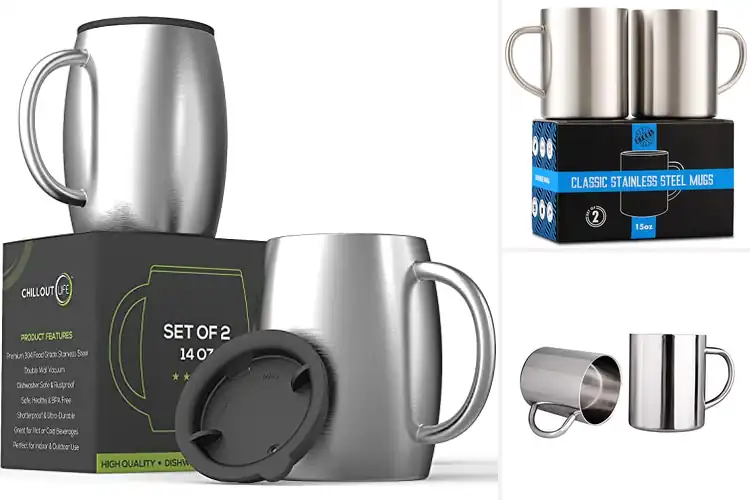 Detailed view of Best Durable Stainless Steel Mugs