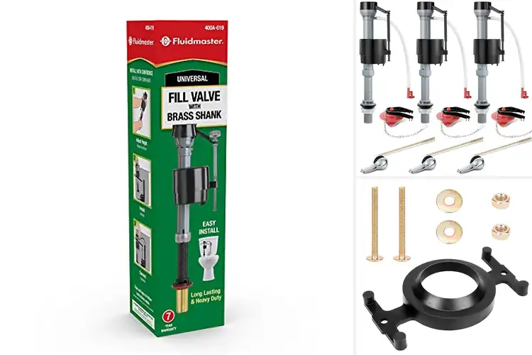 Detailed view of Best Fits Most Toilets With Brass Flush Valves