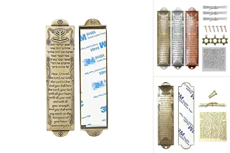 Detailed view of Best Hebrew Scripture Mezuzah Scrolls