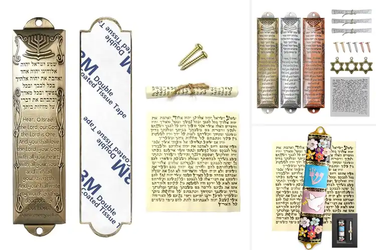 Detailed view of Best Jewish Mezuzah Decor