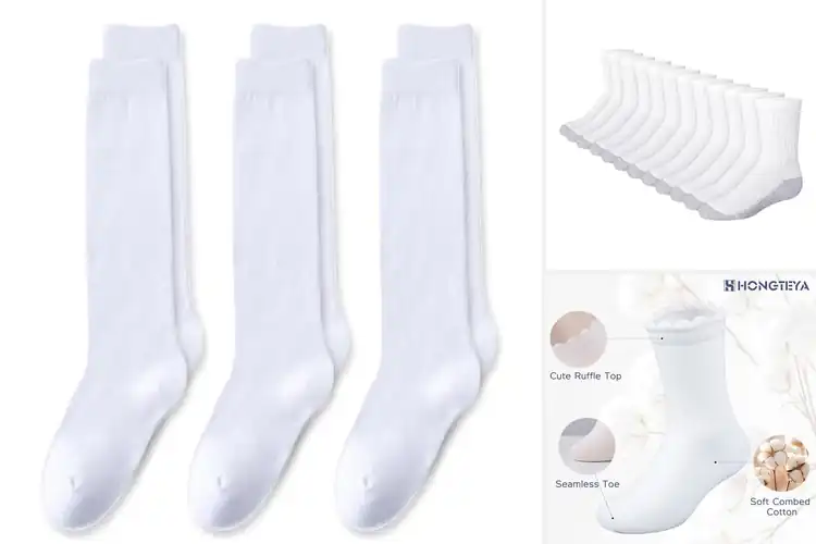 Detailed view of Best Kids School Socks