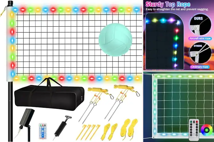 Detailed view of Best Led Volleyball Nets: Top 10 Picks for Epic Outdoor Fun