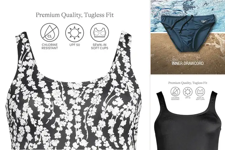 Detailed view of Best Long Lasting Fit Swimwear