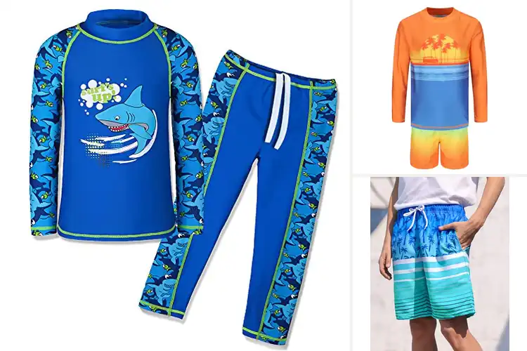 Detailed view of Best Long-Lasting Swimsuits For Boys