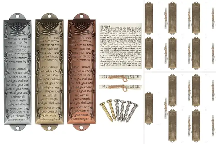 Detailed view of Best Mezuzah Decor Sets