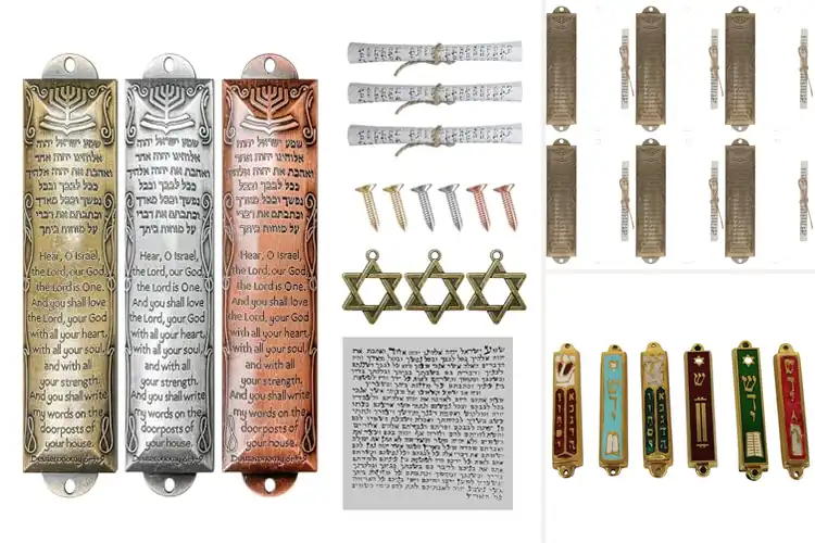 Detailed view of Best Mezuzah With Scroll Sets