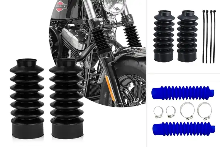 Detailed view of Best Motorcycle Front Fork Boots