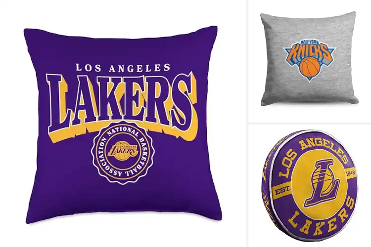 Detailed view of Best NBA Team Logo Pillows: Stylish Comfort for Every Fan