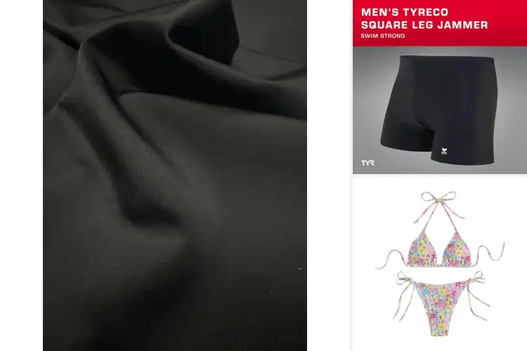 Detailed view of Best Nylon Lycra Swimwear Materials