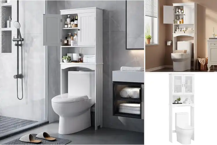 Detailed view of Best Over Toilet Storage Cabinets