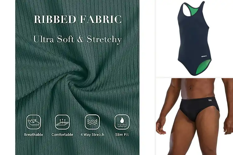 Detailed view of Best Racer Swimsuits