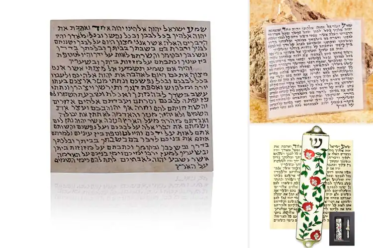 Detailed view of Best Readable Scroll Mezuzah