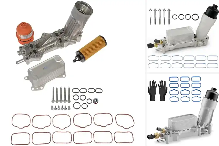 Detailed view of Best Reinforced Material Oil Cooler Housing