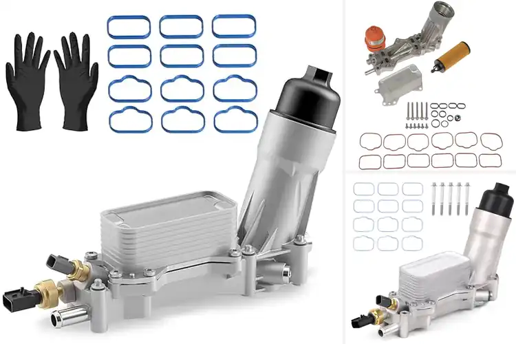 Detailed view of Best Replacement Oil Cooler Housing 3.6L