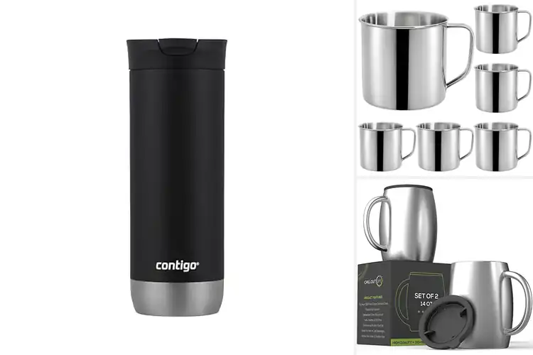 Detailed view of Best Stainless Steel Mugs