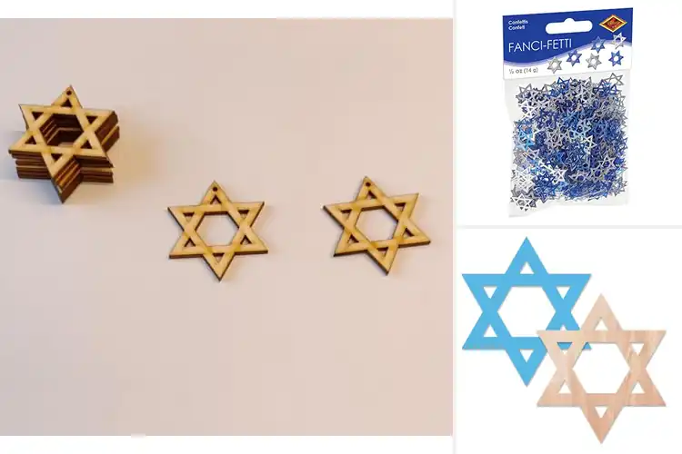 Detailed view of Best Star of David Decor