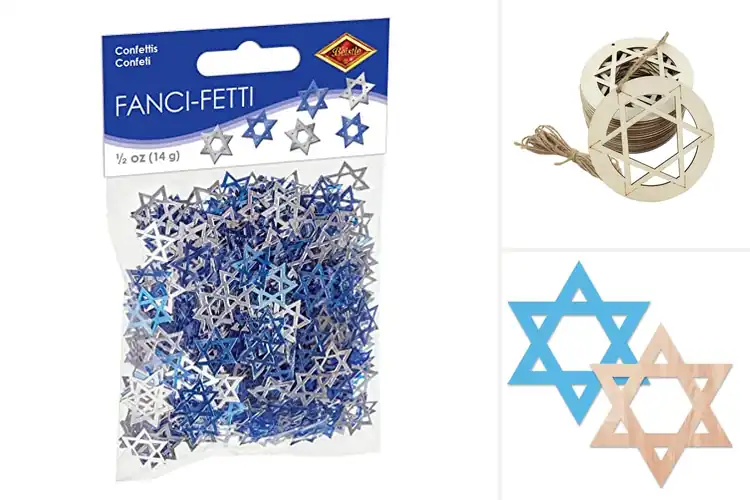Detailed view of Best Star Of David Decorations