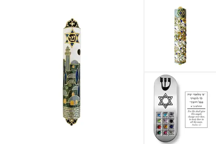 Detailed view of Best Star Of David Mezuzah