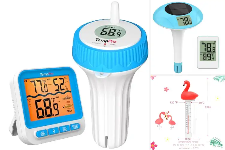 Detailed view of Best Temperature Range Pool Thermometers