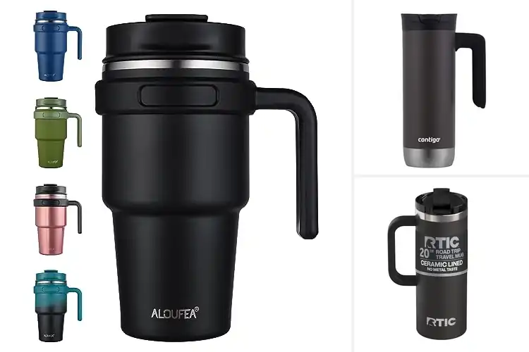 Detailed view of Best Travel Mugs With Handle