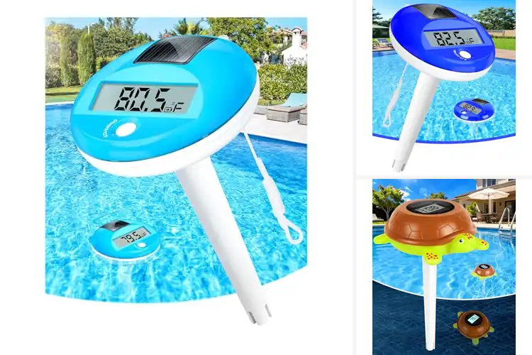 Detailed view of Best Ultra Clear LCD Pool Thermometers